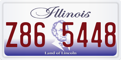 IL license plate Z865448