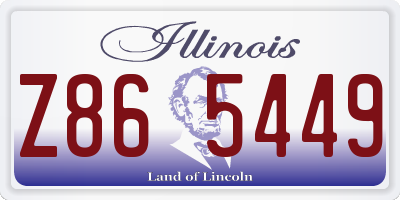 IL license plate Z865449