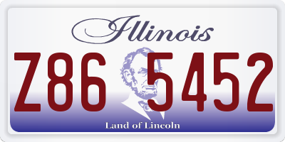 IL license plate Z865452