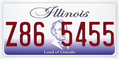 IL license plate Z865455
