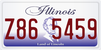 IL license plate Z865459