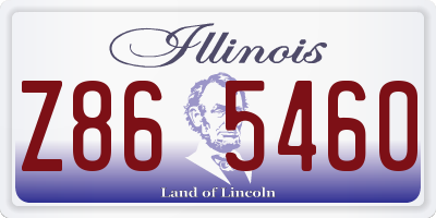 IL license plate Z865460