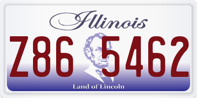 IL license plate Z865462