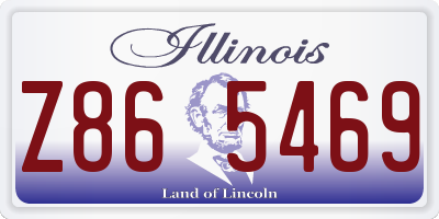 IL license plate Z865469