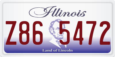 IL license plate Z865472