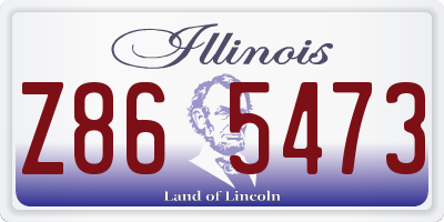 IL license plate Z865473