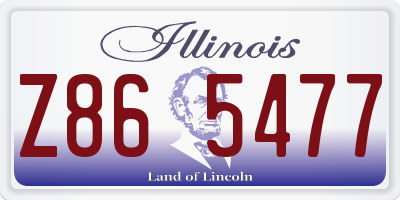 IL license plate Z865477