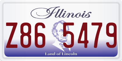 IL license plate Z865479