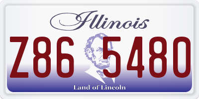 IL license plate Z865480
