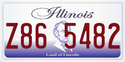IL license plate Z865482