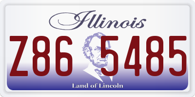 IL license plate Z865485