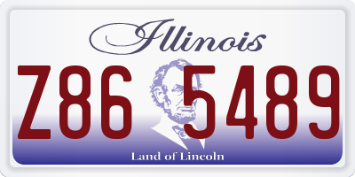 IL license plate Z865489