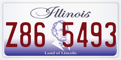 IL license plate Z865493