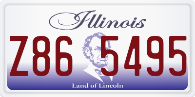 IL license plate Z865495