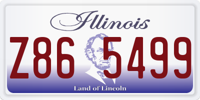 IL license plate Z865499