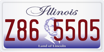 IL license plate Z865505