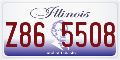 IL license plate Z865508
