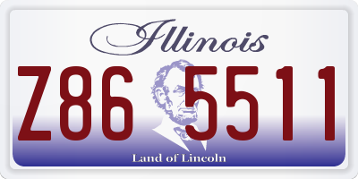 IL license plate Z865511