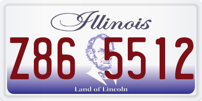 IL license plate Z865512