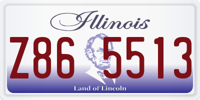 IL license plate Z865513