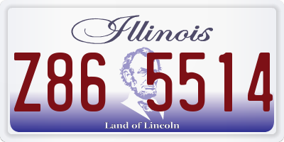 IL license plate Z865514