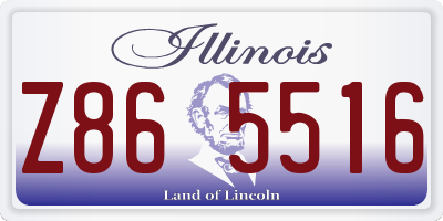 IL license plate Z865516