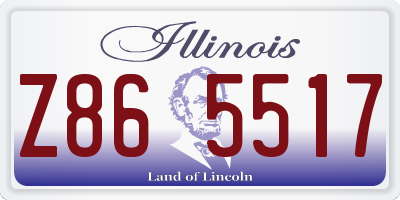 IL license plate Z865517