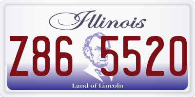 IL license plate Z865520