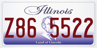 IL license plate Z865522