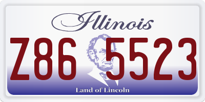 IL license plate Z865523