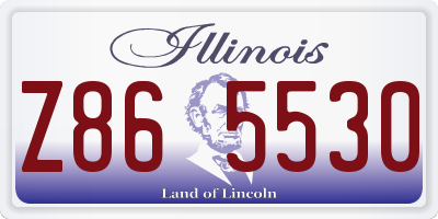 IL license plate Z865530