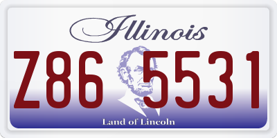 IL license plate Z865531