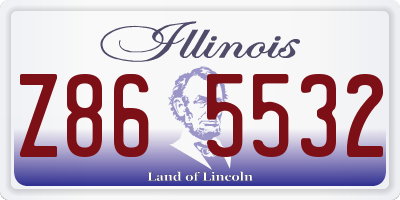 IL license plate Z865532
