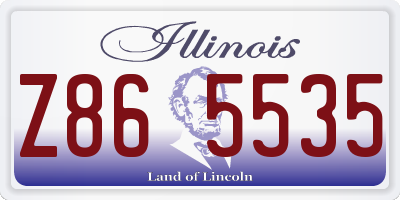 IL license plate Z865535
