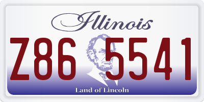 IL license plate Z865541