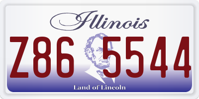 IL license plate Z865544