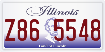 IL license plate Z865548