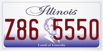 IL license plate Z865550