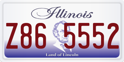 IL license plate Z865552