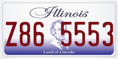 IL license plate Z865553