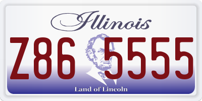 IL license plate Z865555