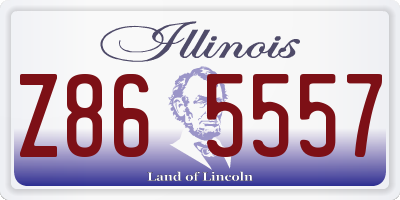 IL license plate Z865557