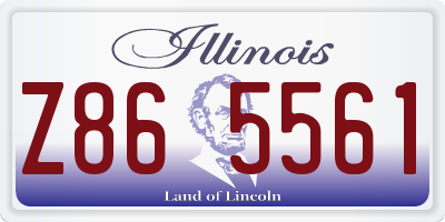 IL license plate Z865561