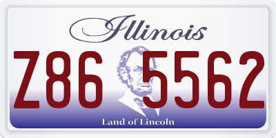 IL license plate Z865562