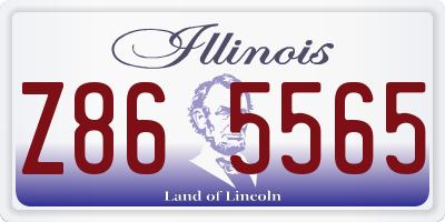 IL license plate Z865565