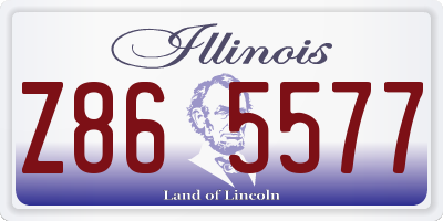 IL license plate Z865577