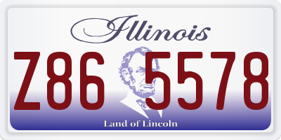 IL license plate Z865578