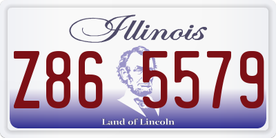 IL license plate Z865579