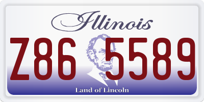 IL license plate Z865589