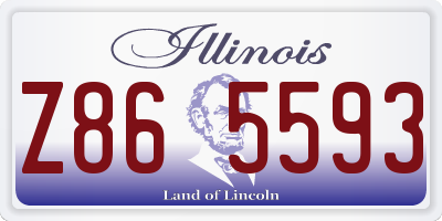 IL license plate Z865593
